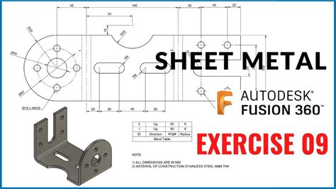 fusion 360 sheet metal design|autodesk fusion 360 sheet metal tutorial.